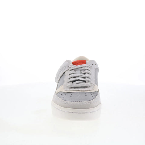 Clarks Craft Court Lace 26170937 Mens Gray Leather Lifestyle Sneakers Shoes