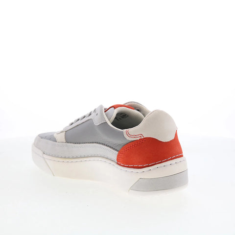 Clarks Craft Court Lace 26170937 Mens Gray Leather Lifestyle Sneakers Shoes