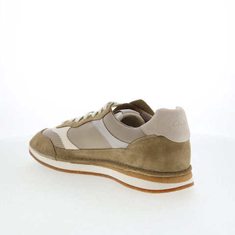 Clarks CraftRun Tor 26170033 Mens Gray Leather Lifestyle Sneakers Shoes