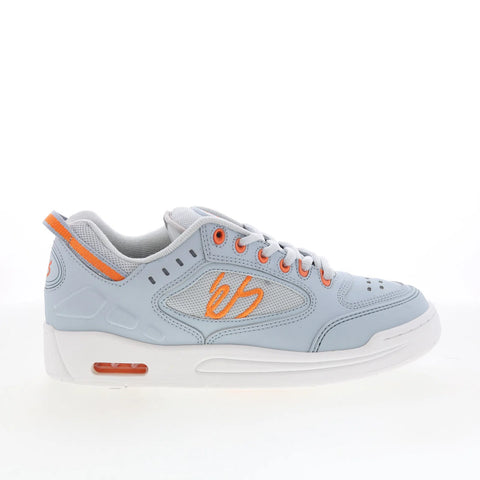 ES Creager 5102000062097 Mens Gray Leather Skate Inspired Sneakers Shoes