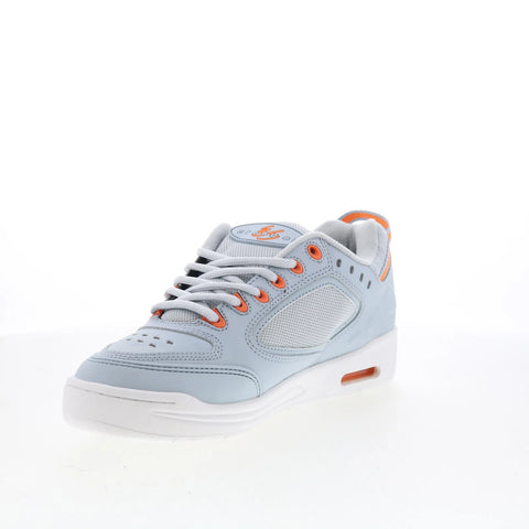 ES Creager 5102000062097 Mens Gray Leather Skate Inspired Sneakers Shoes