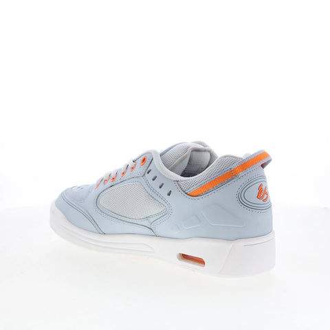 ES Creager 5102000062097 Mens Gray Leather Skate Inspired Sneakers Shoes