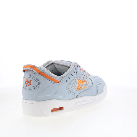 ES Creager 5102000062097 Mens Gray Leather Skate Inspired Sneakers Shoes