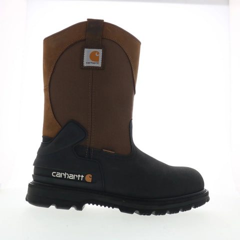 Carhartt Steel Toe WP Insulated Wellington Mens Black Wide Work Boots