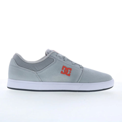DC Crisis 2 ADYS100647-XSWS Mens Gray Suede Skate Inspired Sneakers Shoes