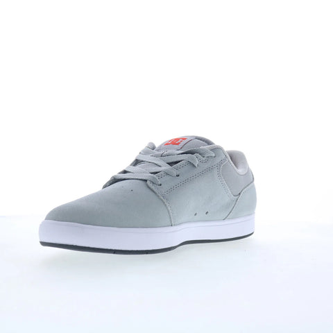 DC Crisis 2 ADYS100647-XSWS Mens Gray Suede Skate Inspired Sneakers Shoes