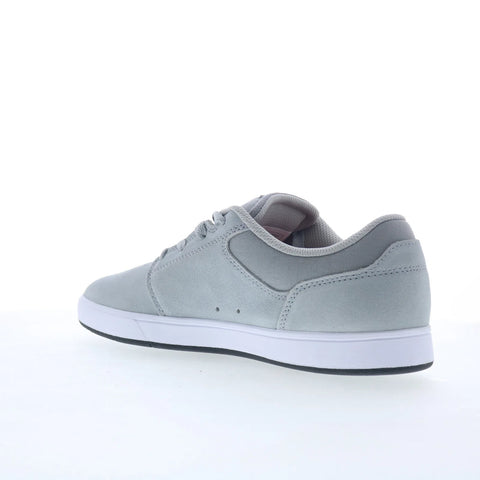 DC Crisis 2 ADYS100647-XSWS Mens Gray Suede Skate Inspired Sneakers Shoes