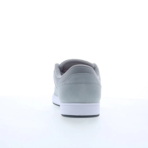 DC Crisis 2 ADYS100647-XSWS Mens Gray Suede Skate Inspired Sneakers Shoes