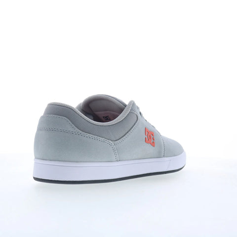 DC Crisis 2 ADYS100647-XSWS Mens Gray Suede Skate Inspired Sneakers Shoes