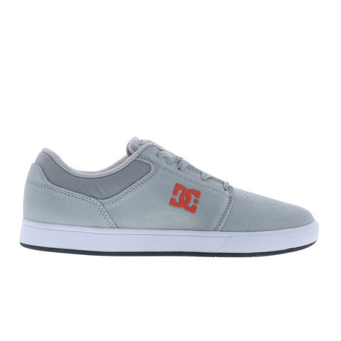 DC Crisis 2 ADYS100647-XSWS Mens Gray Suede Skate Inspired Sneakers Shoes