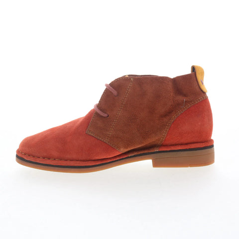 Hush Puppies Crya Catelyn Ankle Boot HW05490-800 Womens Orange Lace Up Boots