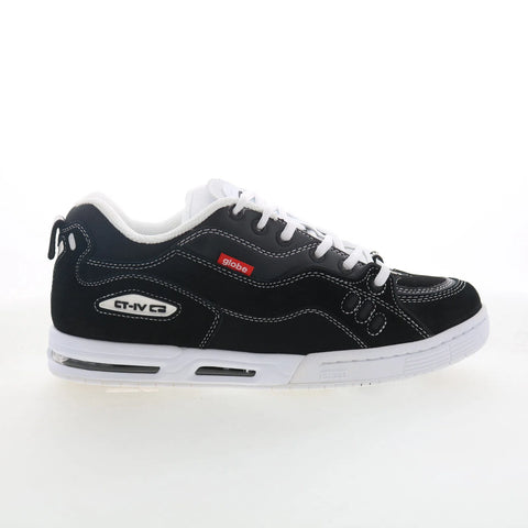 Globe CT-4 GBCT4 Mens Black Suede Lace Up Skate Inspired Sneakers Shoes