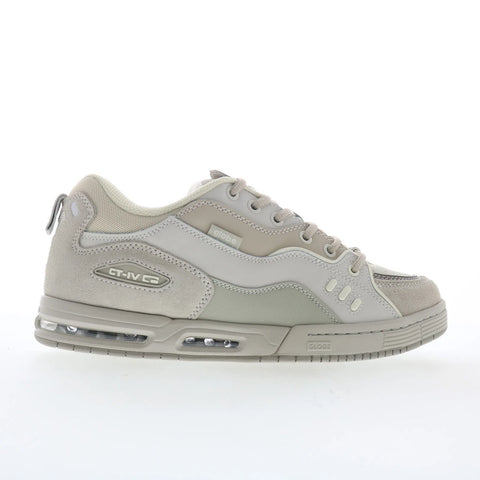 Globe CT-4 GBCT4 Mens Gray Suede Lace Up Skate Inspired Sneakers Shoes