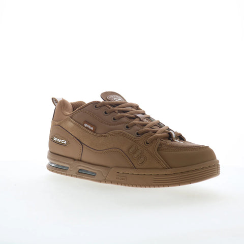 Globe CT-4 GBCT4 Mens Brown Leather Lace Up Skate Inspired Sneakers Shoes