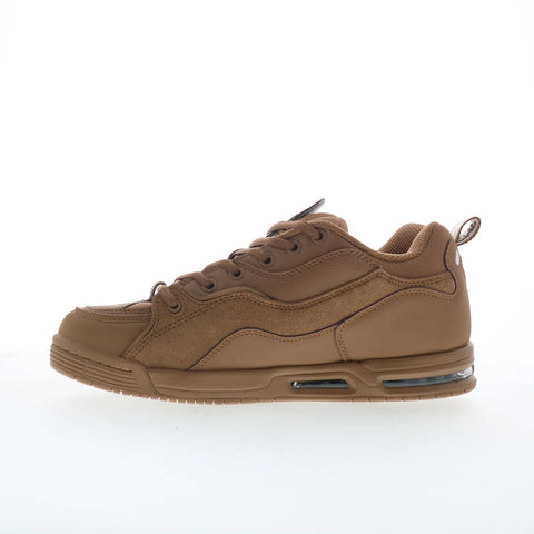 Globe CT-4 GBCT4 Mens Brown Leather Lace Up Skate Inspired Sneakers Shoes