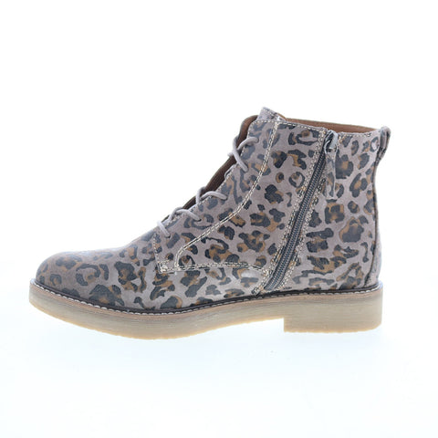 Comfortiva Resee CT0025508 Womens Gray Leather Zipper Casual Dress Boots