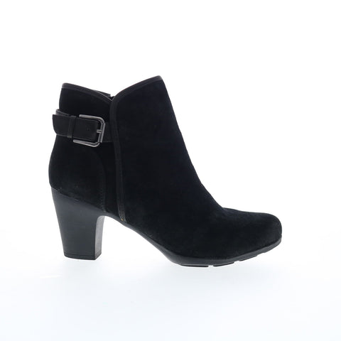 Comfortiva Namari CT0039921 Womens Black Wide Suede Ankle & Booties Boots