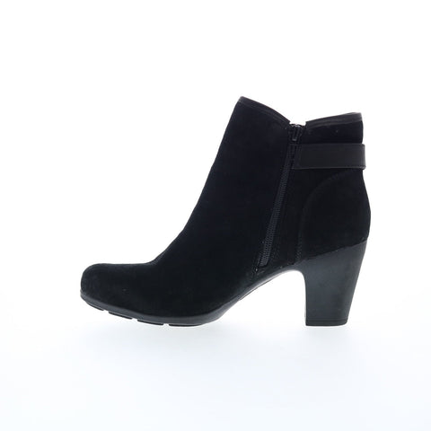 Comfortiva Namari CT0039921 Womens Black Wide Suede Ankle & Booties Boots