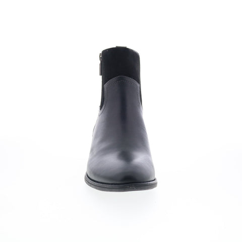 Comfortiva Carter CT00467 Womens Black Leather Zipper Ankle & Booties Boots