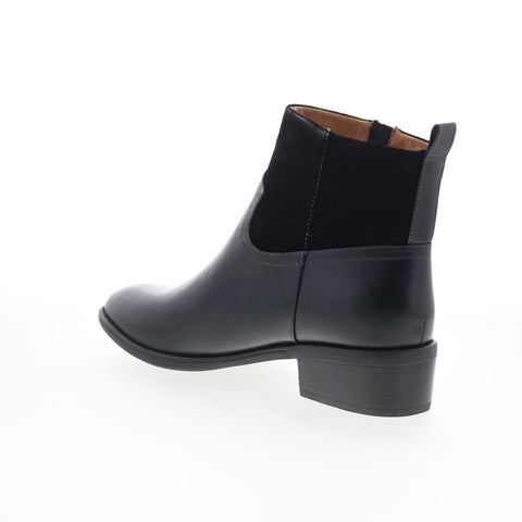 Comfortiva Carter CT00467 Womens Black Leather Zipper Ankle & Booties Boots