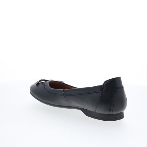 Comfortiva Keegan CT00514 Womens Black Leather Ballet Flats Shoes