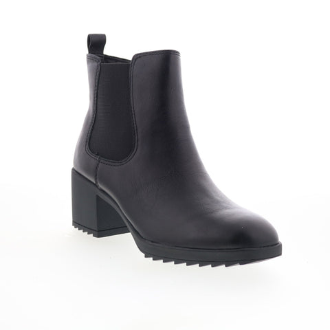 Comfortiva Hammond CT00528 Womens Black Wide Leather Ankle & Booties Boots