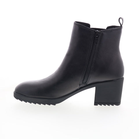 Comfortiva Hammond CT00528 Womens Black Wide Leather Ankle & Booties Boots