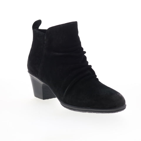 Comfortiva Brandy CT00530 Womens Black Suede Zipper Ankle & Booties Boots