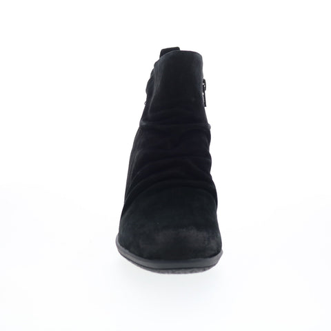 Comfortiva Brandy CT00530 Womens Black Suede Zipper Ankle & Booties Boots