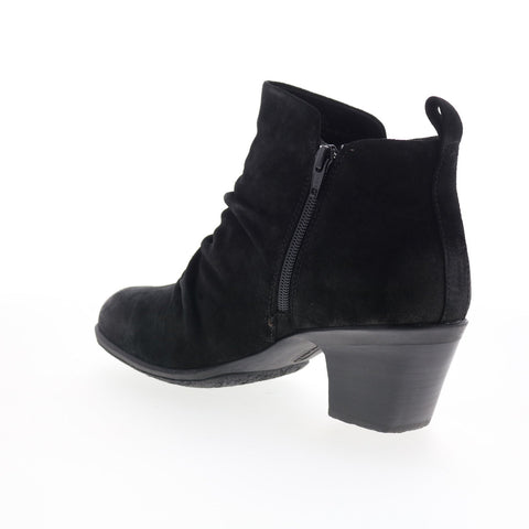 Comfortiva Brandy CT00530 Womens Black Suede Zipper Ankle & Booties Boots