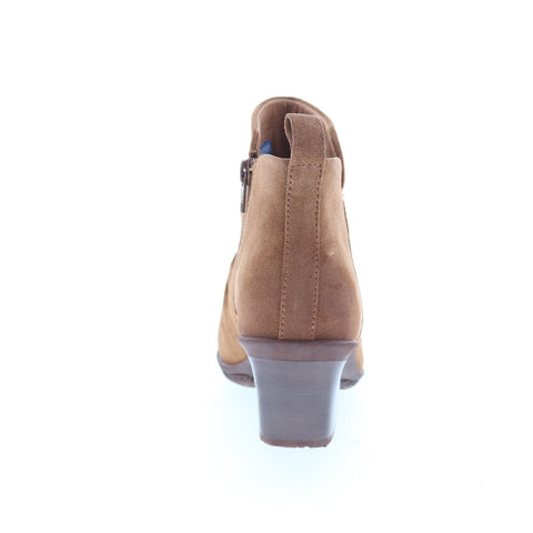 Comfortiva Brandy CT00530 Womens Brown Suede Zipper Ankle & Booties Boots