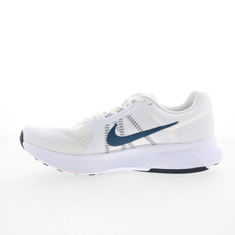 Nike Run Swift 2 CU3517-101 Mens White Mesh Skate Inspired Sneakers Shoes