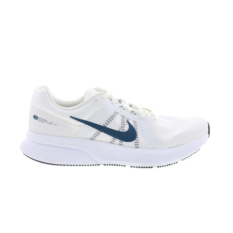 Nike Nuevo Run Swift 2 CU3517-101 Mens White Mesh Athletic Running Shoes