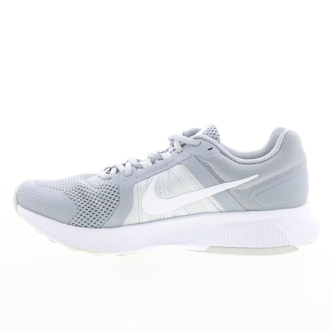 Nike Run Swift 2 CU3528-001 Womens Gray Mesh Athletic Running Shoes