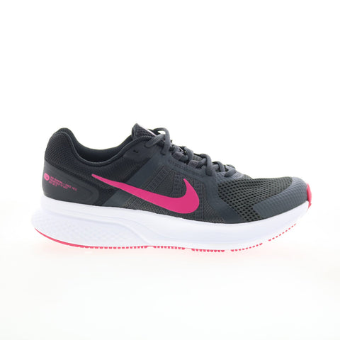 Nike Run Swift 2 CU3528-011 Womens Black Mesh Skate Inspired Sneakers Shoes