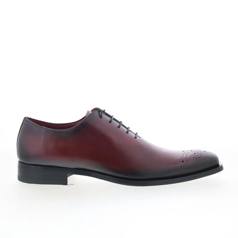 Mezlan Cupula 20933 Mens Red Leather Lace Up Oxfords & Lace Ups Casual Shoes