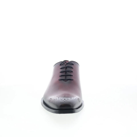 Mezlan Cupula 20933 Mens Red Leather Lace Up Oxfords & Lace Ups Casual Shoes