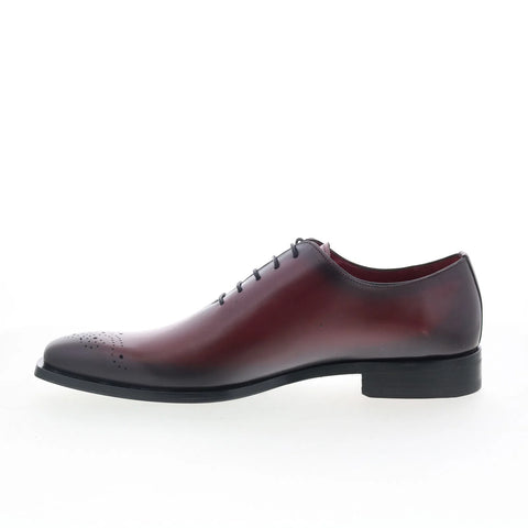 Mezlan Cupula 20933 Mens Red Leather Lace Up Oxfords & Lace Ups Casual Shoes