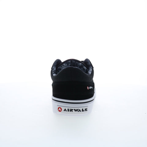 Airwalk Kickflip CW06510M Mens Black Suede Skate Inspired Sneakers Shoes