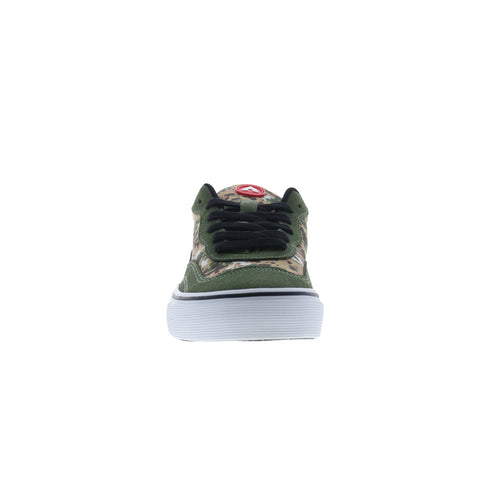 Airwalk Kickflip CW06510M Mens Green Suede Skate Inspired Sneakers Shoes