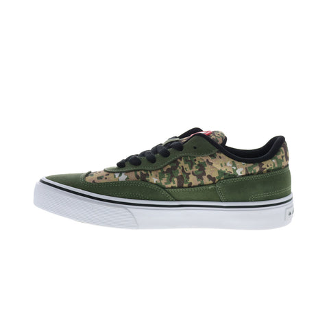 Airwalk Kickflip CW06510M Mens Green Suede Skate Inspired Sneakers Shoes