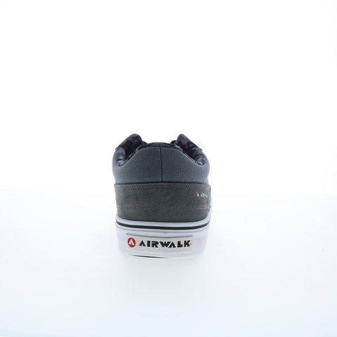 Airwalk Kickflip CW06510M Mens Gray Suede Skate Inspired Sneakers Shoes
