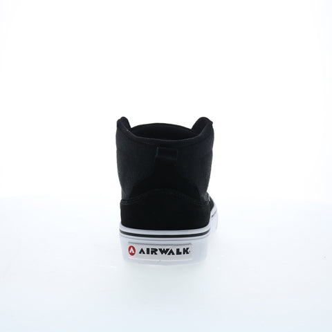 Airwalk Ollie CW06511M Mens Black Suede Skate Inspired Sneakers Shoes
