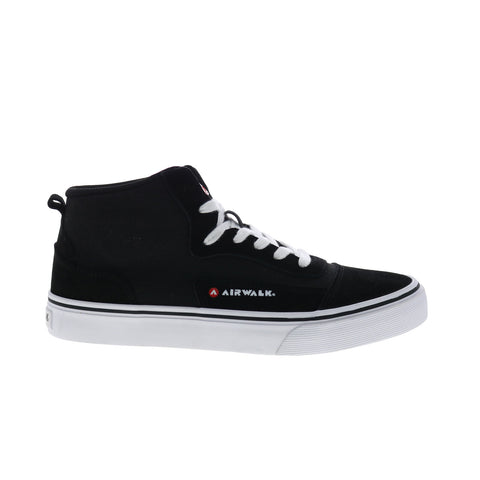 Airwalk Ollie CW06511M Mens Black Suede Skate Inspired Sneakers Shoes