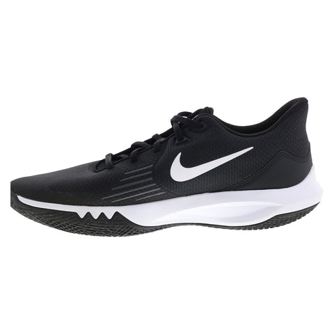 Nike Precision 5 CW3403-003 Mens Black Canvas Athletic Basketball Shoes