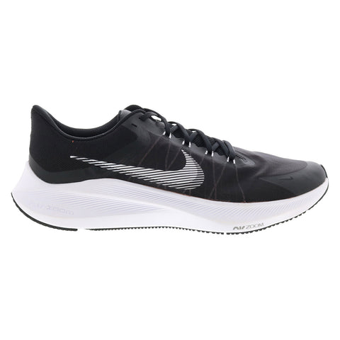 Nike Zoom Winflo 8 CW3419-006 Mens Black Canvas Athletic Running Shoes