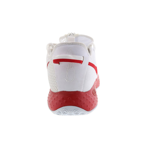 Nike PG 4 TB Promo CW4134-114 Mens White Canvas Athletic Basketball Shoes