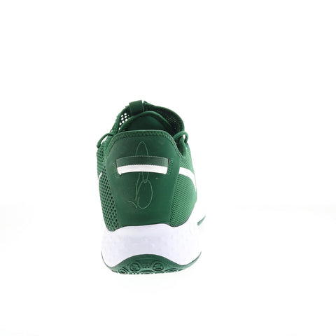 Nike PG 4 TB Promo CW4134-302 Mens Green Canvas Athletic Basketball Shoes