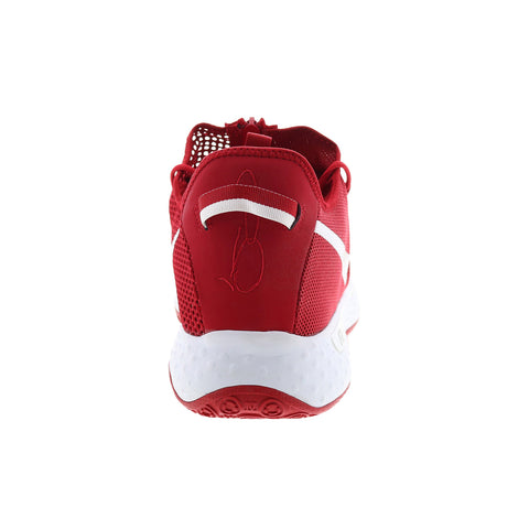 Nike PG 4 TB Promo CW4134-600 Mens Red Canvas Athletic Basketball Shoes