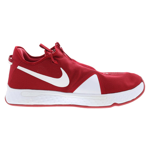 Nike PG 4 TB Promo CW4134-602 Mens Red Canvas Athletic Basketball Shoes